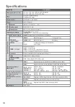 Предварительный просмотр 34 страницы Panasonic Viera TX-L32XM6E Operating Insructions