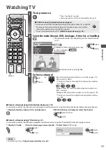 Предварительный просмотр 17 страницы Panasonic Viera TX-L37DT30B Operating Instructions Manual