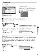 Preview for 81 page of Panasonic Viera TX-L37DT30B Operating Instructions Manual