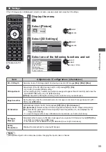 Preview for 33 page of Panasonic Viera TX-L37ET5EW Operating Instructions Manual