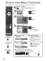 Предварительный просмотр 14 страницы Panasonic Viera TX-L37G10E Operating Instructions Manual