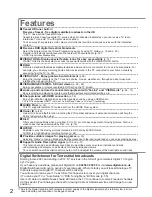 Предварительный просмотр 2 страницы Panasonic VIERA TX-L37G15B Operating Instructions Manual