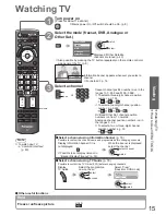 Предварительный просмотр 15 страницы Panasonic VIERA TX-L37G15B Operating Instructions Manual