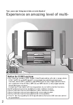 Preview for 2 page of Panasonic Viera TX-L37G15E Operating Instructions Manual