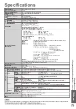 Preview for 79 page of Panasonic Viera TX-L37G15E Operating Instructions Manual