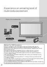 Предварительный просмотр 2 страницы Panasonic Viera TX-L37V20E Operating Instructions Manual