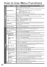 Предварительный просмотр 20 страницы Panasonic Viera TX-L37V20E Operating Instructions Manual