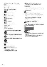 Preview for 12 page of Panasonic Viera TX-L39EM6E Operating Instructions Manual