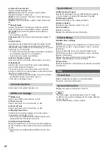 Preview for 20 page of Panasonic Viera TX-L39EM6E Operating Instructions Manual