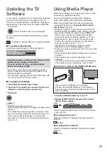 Preview for 23 page of Panasonic Viera TX-L39EM6E Operating Instructions Manual