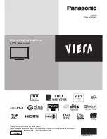 Preview for 1 page of Panasonic Viera TX-L42D25L Operating Instructions Manual