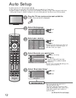 Preview for 12 page of Panasonic Viera TX-L42D25L Operating Instructions Manual