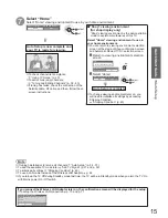 Preview for 15 page of Panasonic Viera TX-L42D25L Operating Instructions Manual