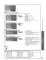 Preview for 35 page of Panasonic Viera TX-L42D25L Operating Instructions Manual