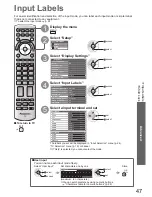 Preview for 47 page of Panasonic Viera TX-L42D25L Operating Instructions Manual