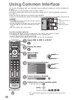 Preview for 48 page of Panasonic Viera TX-L42D25L Operating Instructions Manual