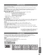 Preview for 89 page of Panasonic Viera TX-L42D25L Operating Instructions Manual