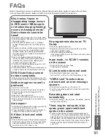 Preview for 91 page of Panasonic Viera TX-L42D25L Operating Instructions Manual