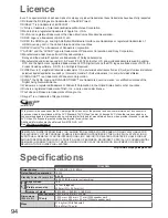 Preview for 94 page of Panasonic Viera TX-L42D25L Operating Instructions Manual