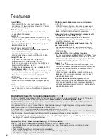 Preview for 2 page of Panasonic Viera TX-L42ET50B Operating Instructions Manual