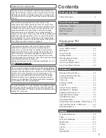 Preview for 3 page of Panasonic Viera TX-L42ET50B Operating Instructions Manual