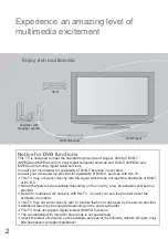 Preview for 2 page of Panasonic Viera TX-L42U2L Operating Instructions Manual