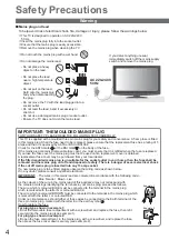 Preview for 4 page of Panasonic Viera TX-L42U2L Operating Instructions Manual