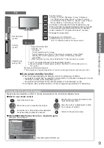 Preview for 9 page of Panasonic Viera TX-L42U2L Operating Instructions Manual