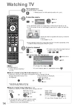 Preview for 14 page of Panasonic Viera TX-L42U2L Operating Instructions Manual