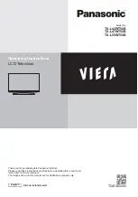 Preview for 1 page of Panasonic Viera TX-L42WT50B Operating Instructions Manual