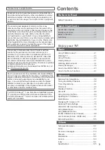 Preview for 3 page of Panasonic Viera TX-L42WT50B Operating Instructions Manual