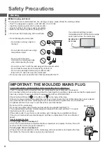 Preview for 4 page of Panasonic Viera TX-L42WT50B Operating Instructions Manual