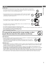 Preview for 5 page of Panasonic Viera TX-L42WT50B Operating Instructions Manual