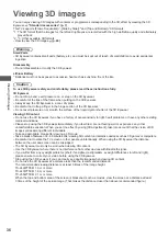 Preview for 36 page of Panasonic Viera TX-L42WT50B Operating Instructions Manual