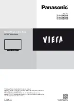 Panasonic Viera TX-L42WT50E Operating Instructions Manual preview