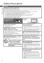 Preview for 4 page of Panasonic Viera TX-L42WT50E Operating Instructions Manual