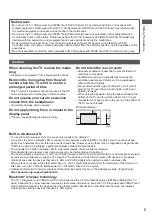 Preview for 5 page of Panasonic Viera TX-L42WT50E Operating Instructions Manual