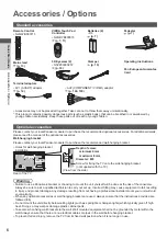 Preview for 6 page of Panasonic Viera TX-L42WT50E Operating Instructions Manual