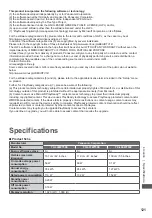 Preview for 121 page of Panasonic Viera TX-L42WT50E Operating Instructions Manual