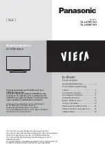 Preview for 29 page of Panasonic Viera TX-L47WT50Y Operating Instructions Manual