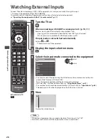 Preview for 26 page of Panasonic Viera TX-LF32E30 Operating Instructions Manual