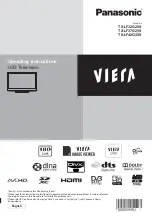 Panasonic Viera TX-LF32G20S Operating Instructions Manual preview