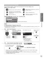 Предварительный просмотр 13 страницы Panasonic Viera TX-P37C10B Operating Instructions Manual