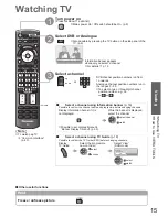 Предварительный просмотр 15 страницы Panasonic Viera TX-P37C10B Operating Instructions Manual