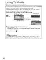 Предварительный просмотр 20 страницы Panasonic Viera TX-P37C10B Operating Instructions Manual