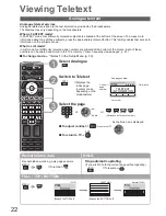 Предварительный просмотр 22 страницы Panasonic Viera TX-P37C10B Operating Instructions Manual