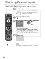 Предварительный просмотр 24 страницы Panasonic Viera TX-P37C10B Operating Instructions Manual