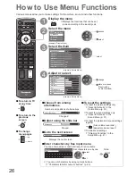 Предварительный просмотр 26 страницы Panasonic Viera TX-P37C10B Operating Instructions Manual