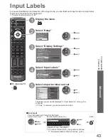 Предварительный просмотр 43 страницы Panasonic Viera TX-P37C10B Operating Instructions Manual