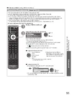 Предварительный просмотр 55 страницы Panasonic Viera TX-P37C10B Operating Instructions Manual